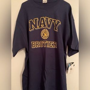 NWT Navy Brother Shirt